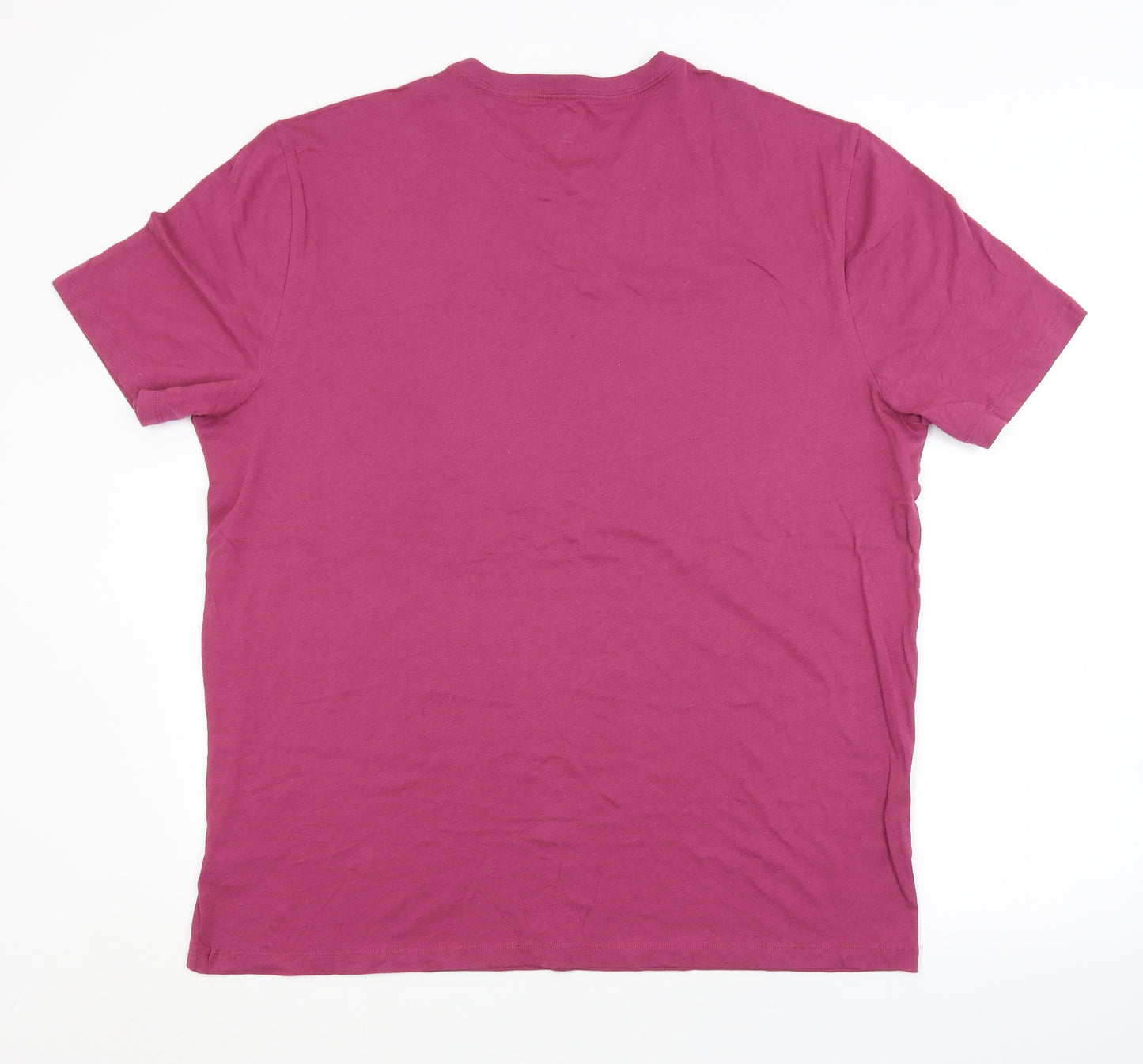 Gap Mens Pink    T-Shirt Size XL