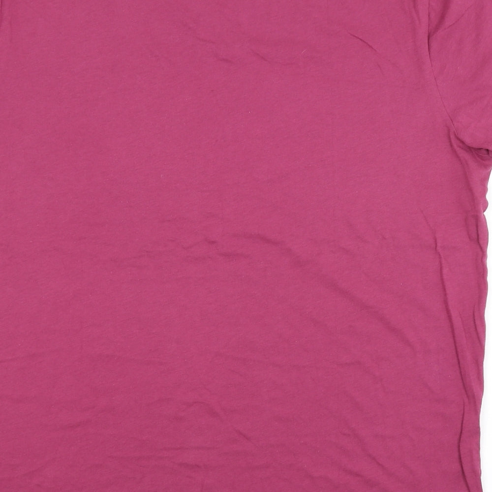 Gap Mens Pink    T-Shirt Size XL