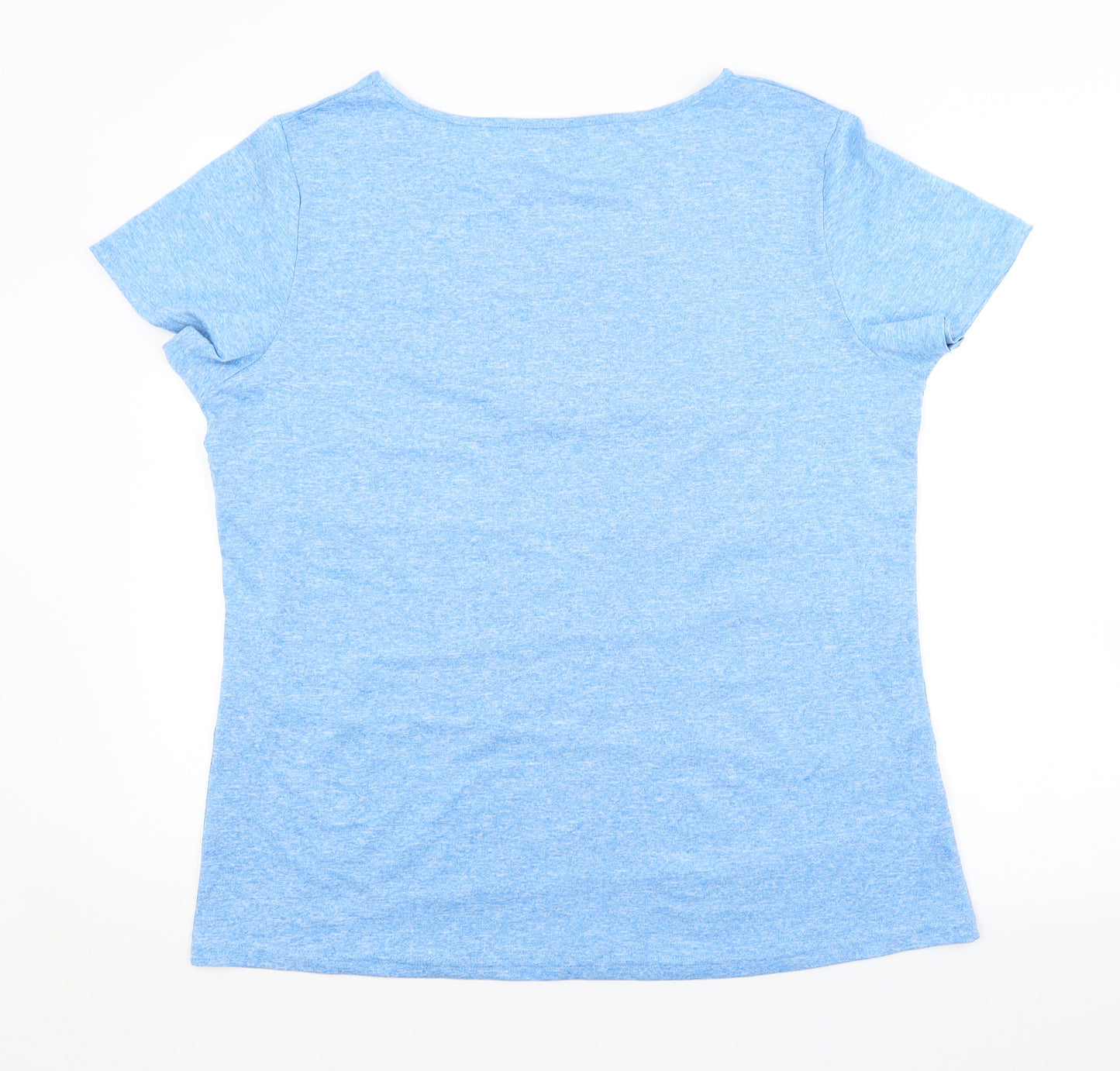 iCLOSAM Womens Blue   Basic T-Shirt Size 2XL