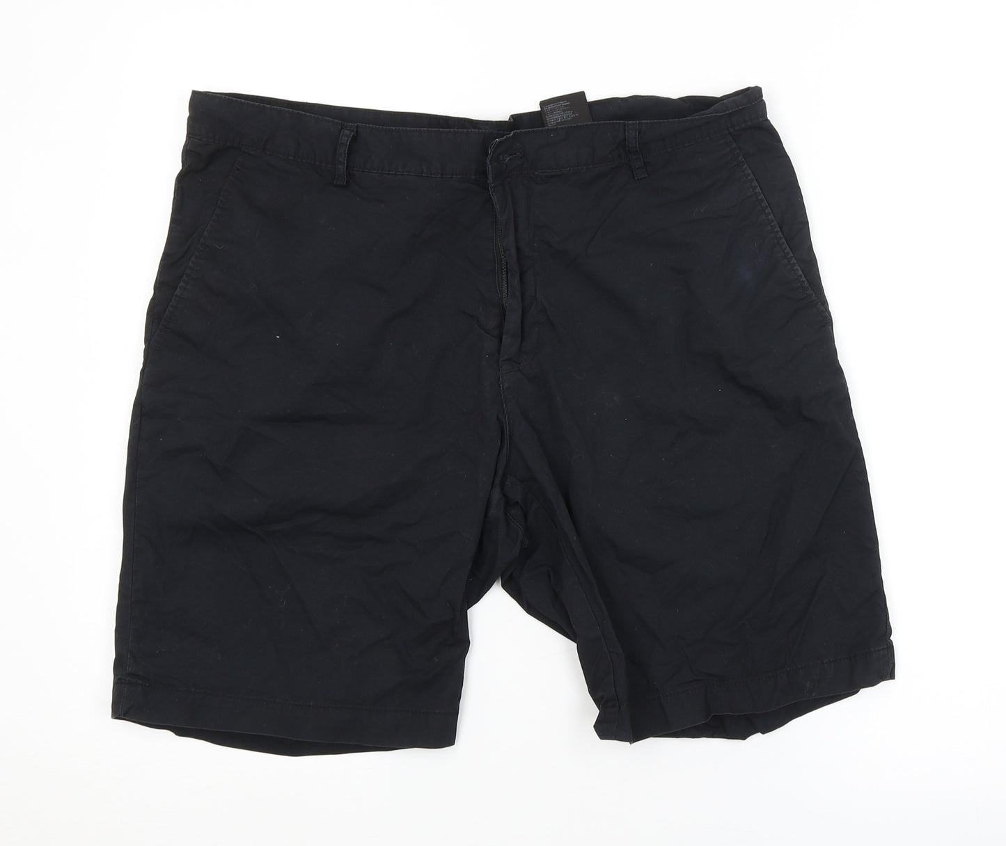 H&M Womens Black   Cargo Shorts Size 24