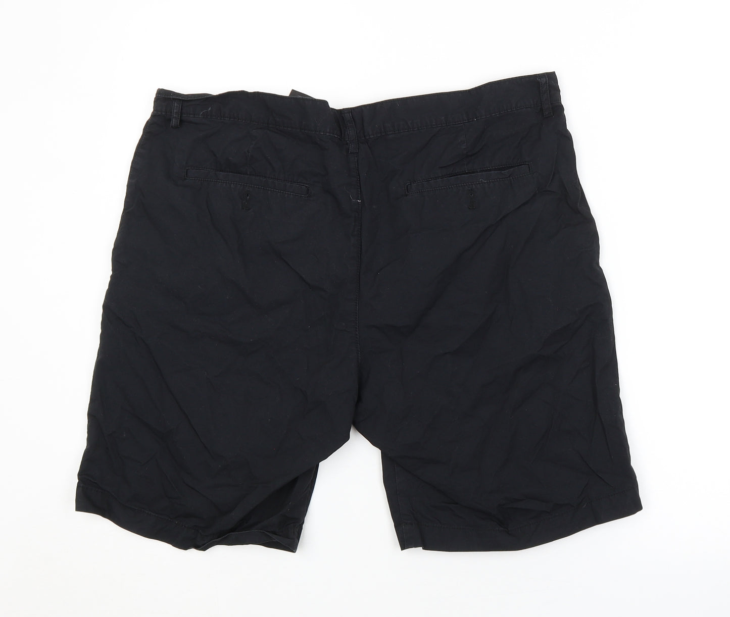 H&M Womens Black   Cargo Shorts Size 24