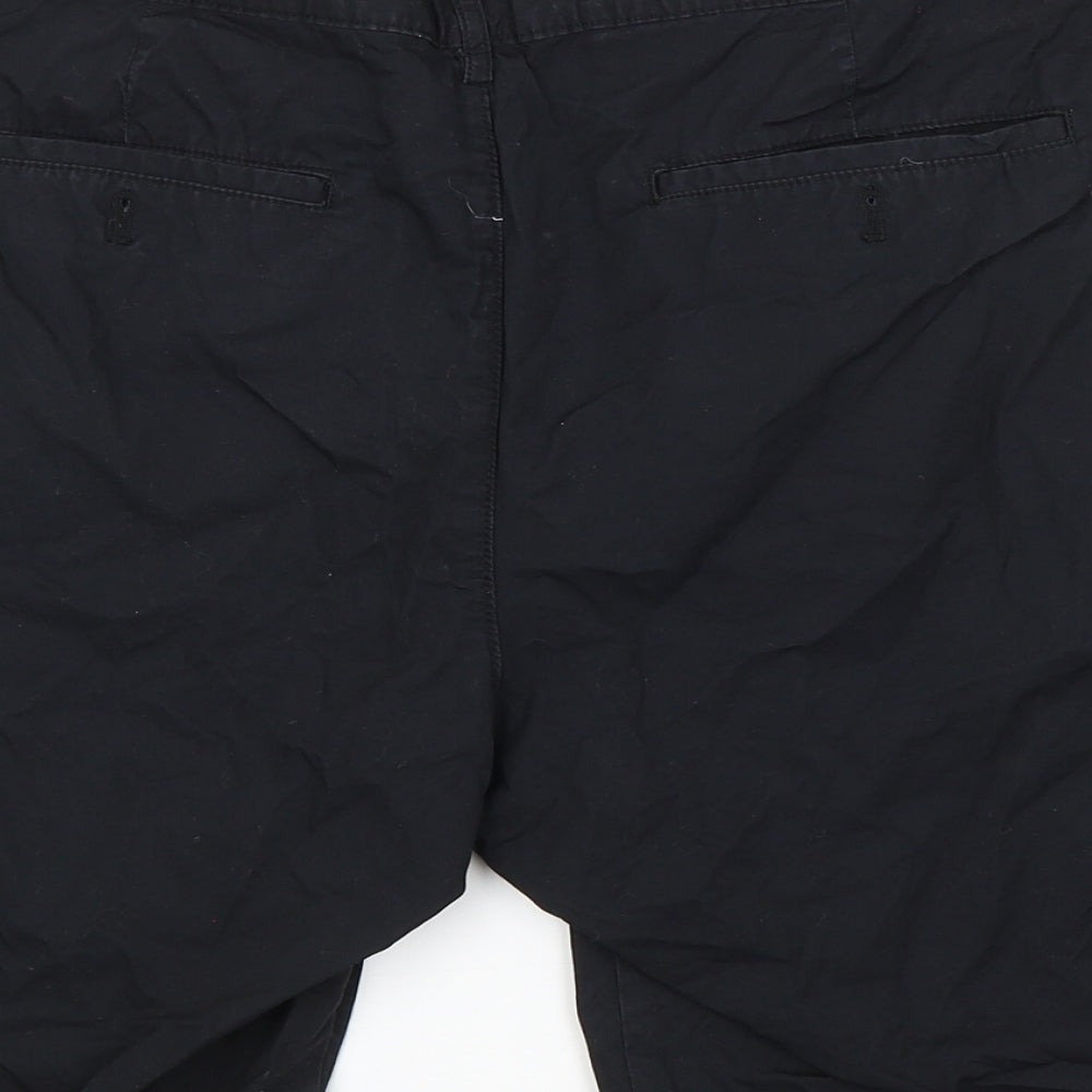 H&M Womens Black   Cargo Shorts Size 24