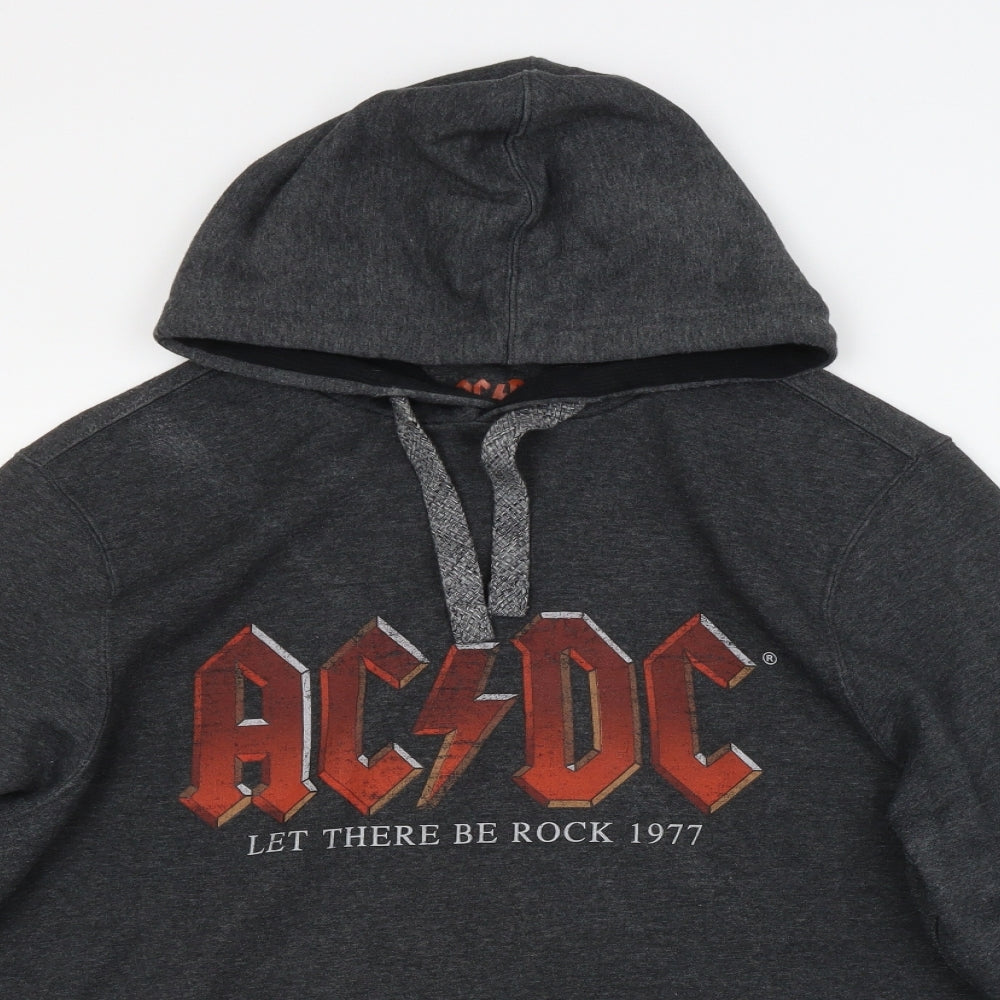 Preworn Mens Grey   Pullover Hoodie Size XL  - ACDC