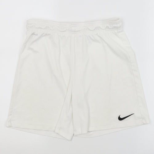Nike Boys White   Sweat Shorts Size 12-13 Years