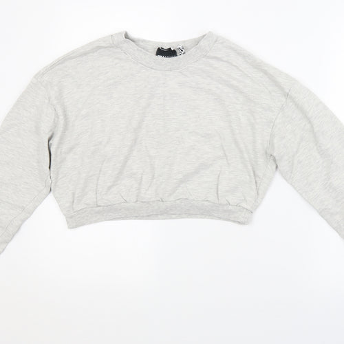 ASOS Womens Grey   Pullover Sweatshirt Size 16