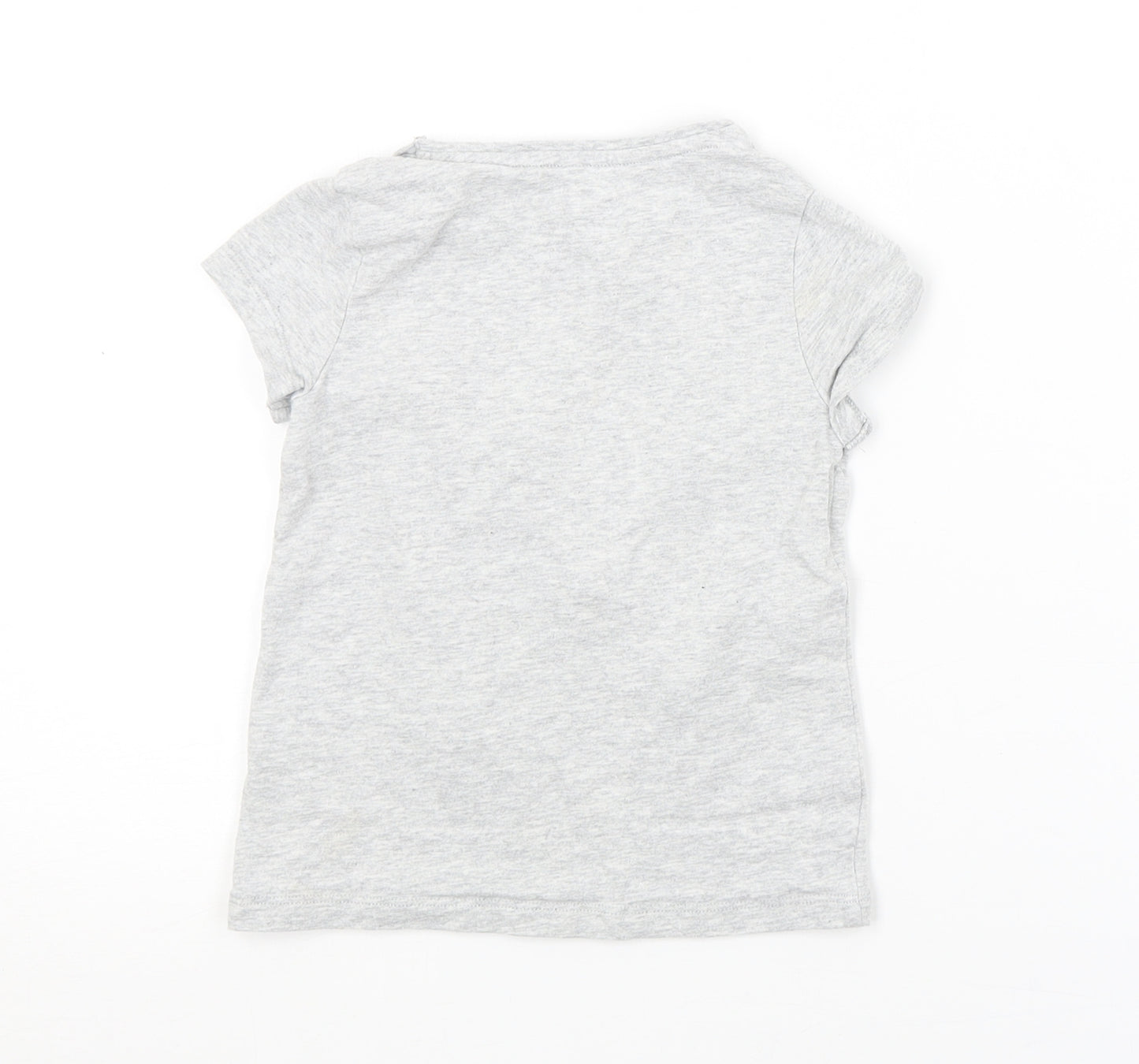 F&F Girls Grey   Basic T-Shirt Size 2-3 Years