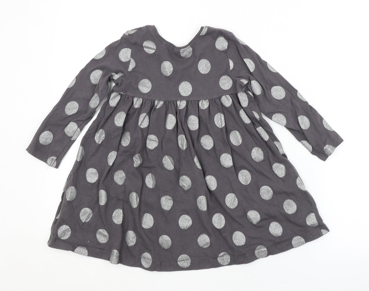 NEXT Girls Grey Spotted  A-Line  Size 2-3 Years