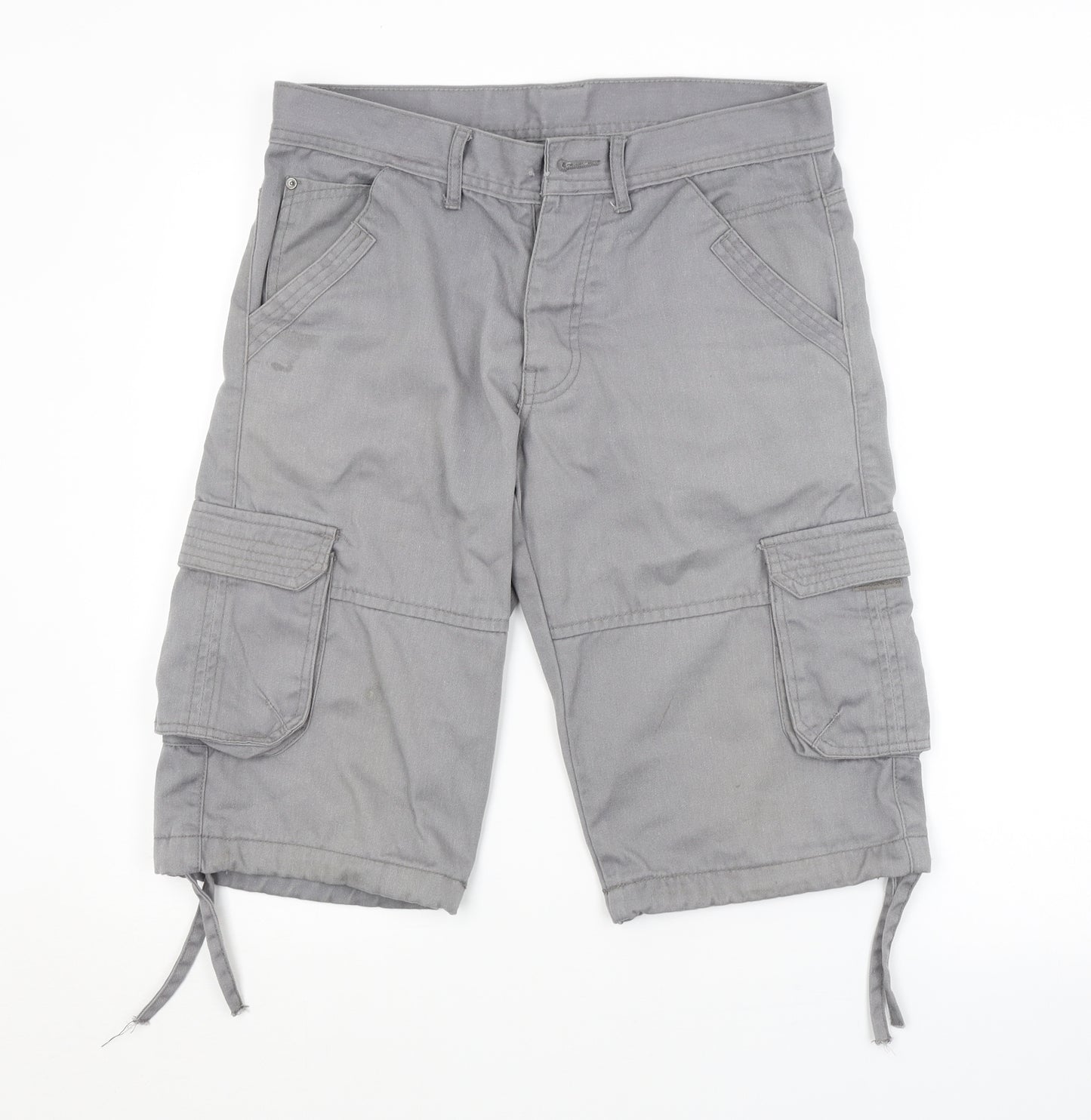 Preworn Mens Grey   Cargo Shorts Size 32 in