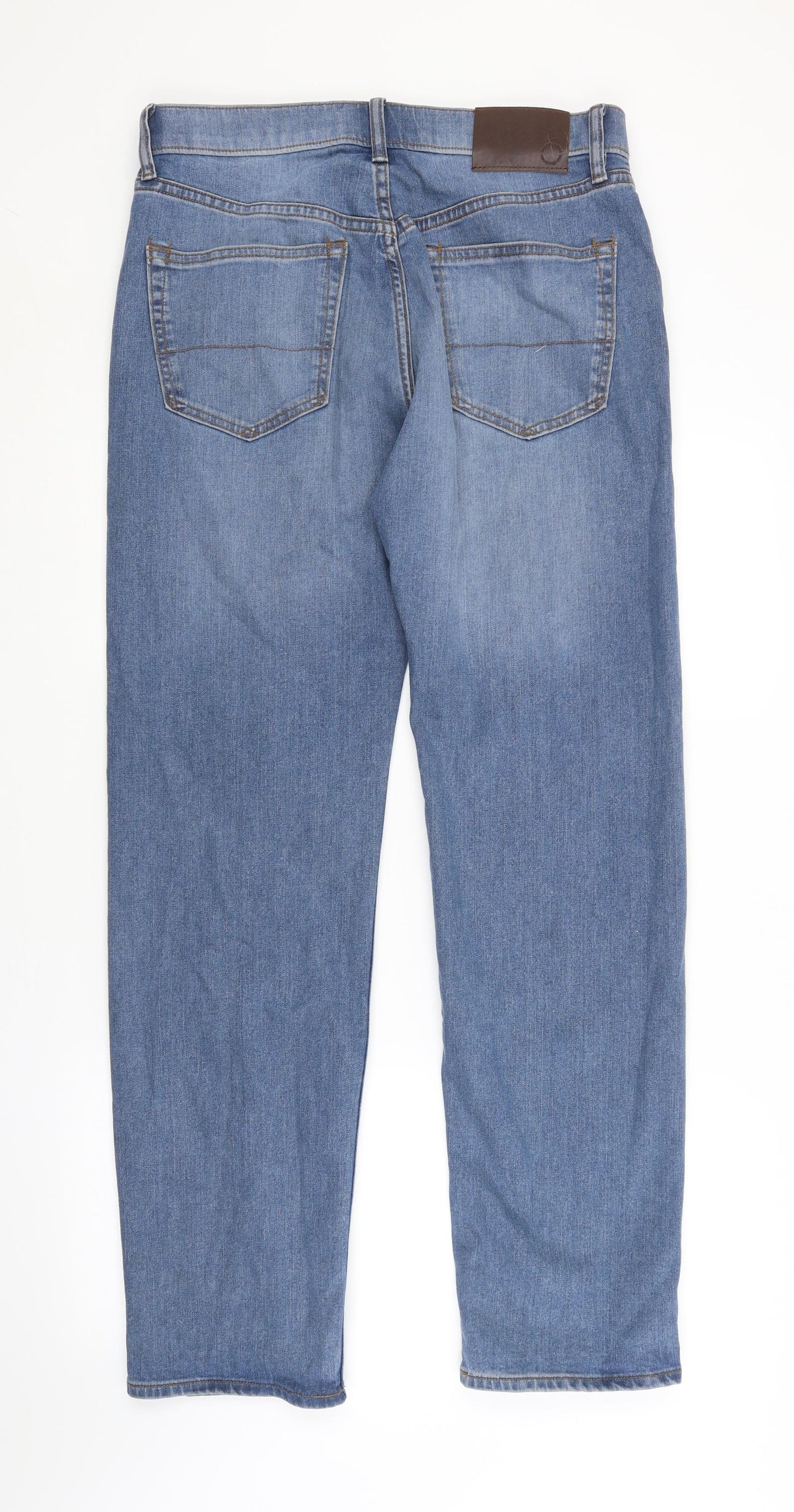 M&S Mens Blue   Straight Jeans Size 32 in L31 in