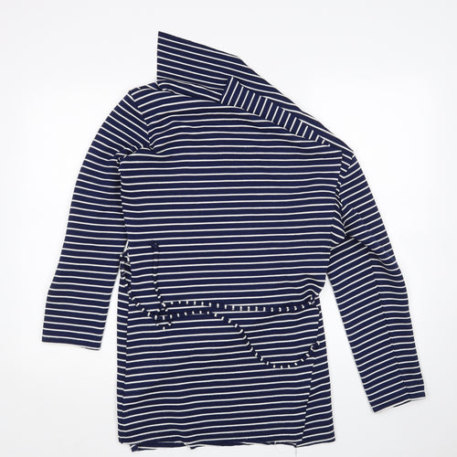 Voulez-Vous Womens Multicoloured Striped  Wrap Jumper Size XL