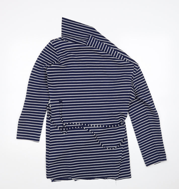 Voulez-Vous Womens Multicoloured Striped Wrap Jumper Size XL