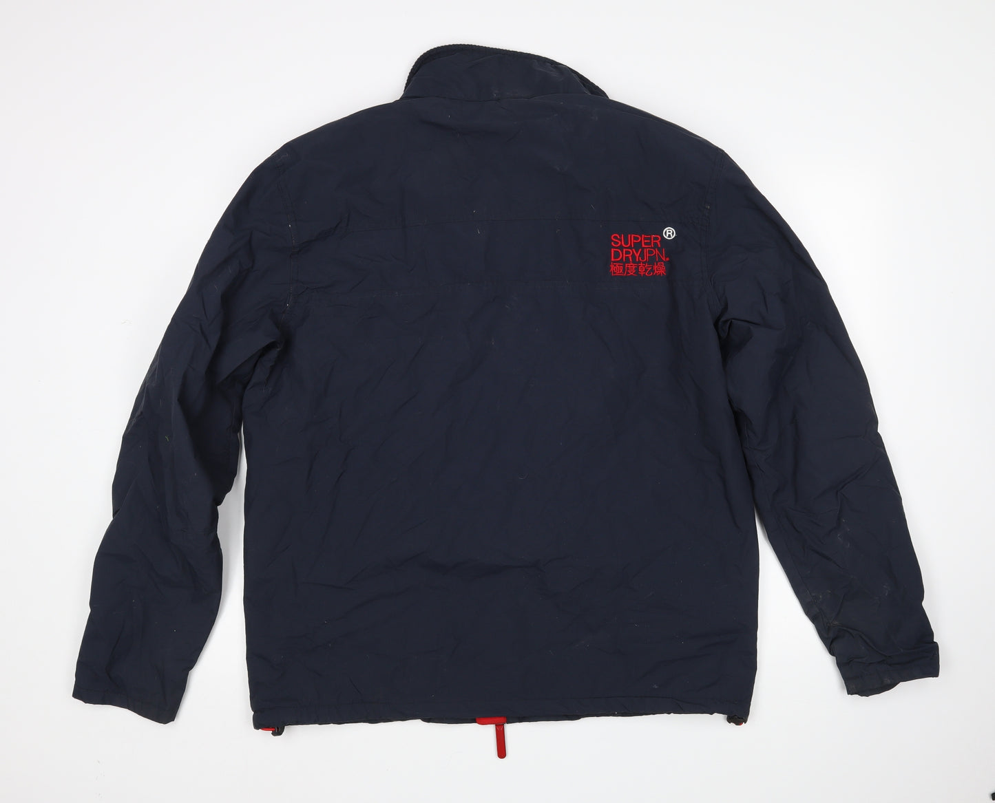 Superdry Mens Blue   Rain Coat Coat Size 2XL