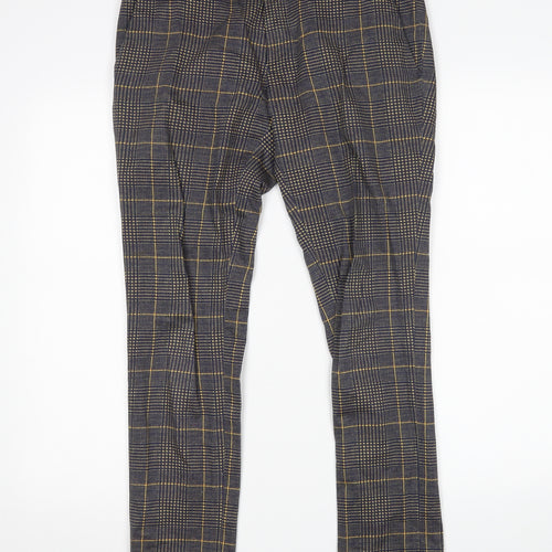 River Island Mens Multicoloured Houndstooth  Trousers  Size 28 L30 in
