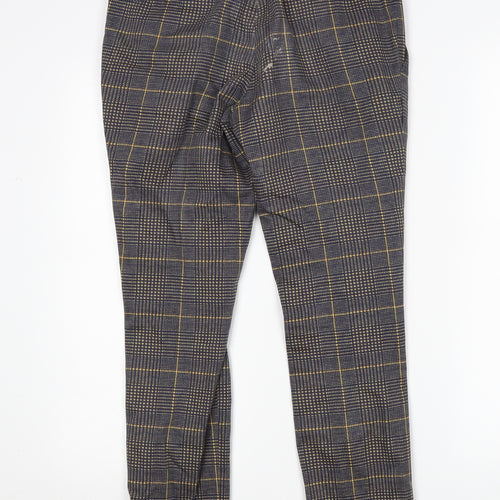 River Island Mens Multicoloured Houndstooth  Trousers  Size 28 L30 in