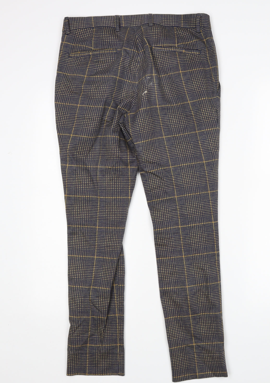 River Island Mens Multicoloured Houndstooth  Trousers  Size 28 L30 in