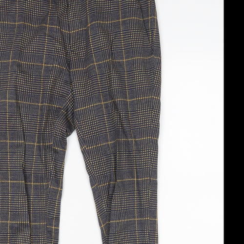River Island Mens Multicoloured Houndstooth  Trousers  Size 28 L30 in