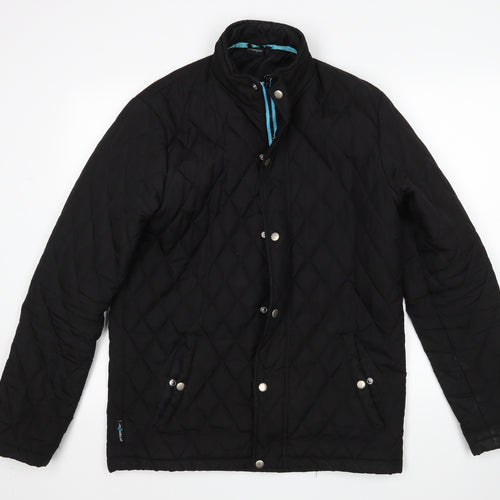 Propeller Womens Black   Quilted Coat Size M