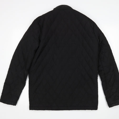 Propeller Womens Black   Quilted Coat Size M