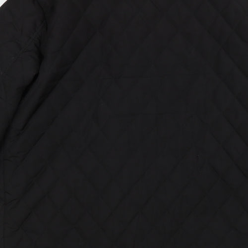 Propeller Womens Black   Quilted Coat Size M