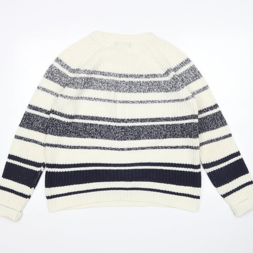 Originals Knitwear Womens Multicoloured Striped  Pullover Jumper Size M