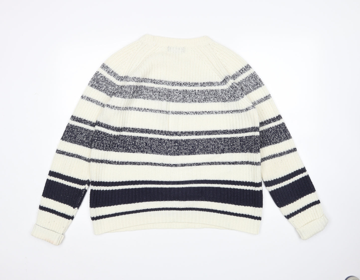 Originals Knitwear Womens Multicoloured Striped  Pullover Jumper Size M