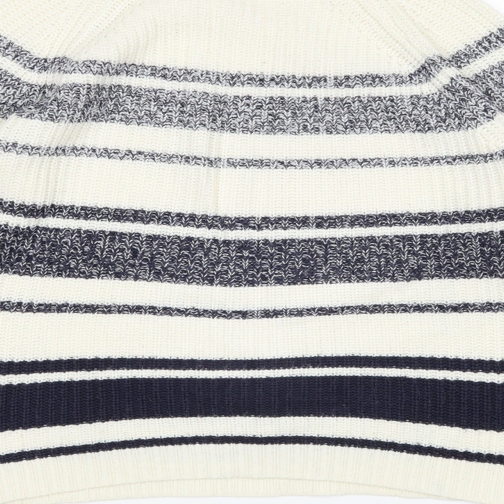 Originals Knitwear Womens Multicoloured Striped  Pullover Jumper Size M