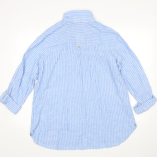 F&F Womens Multicoloured Striped  Basic Button-Up Size 20