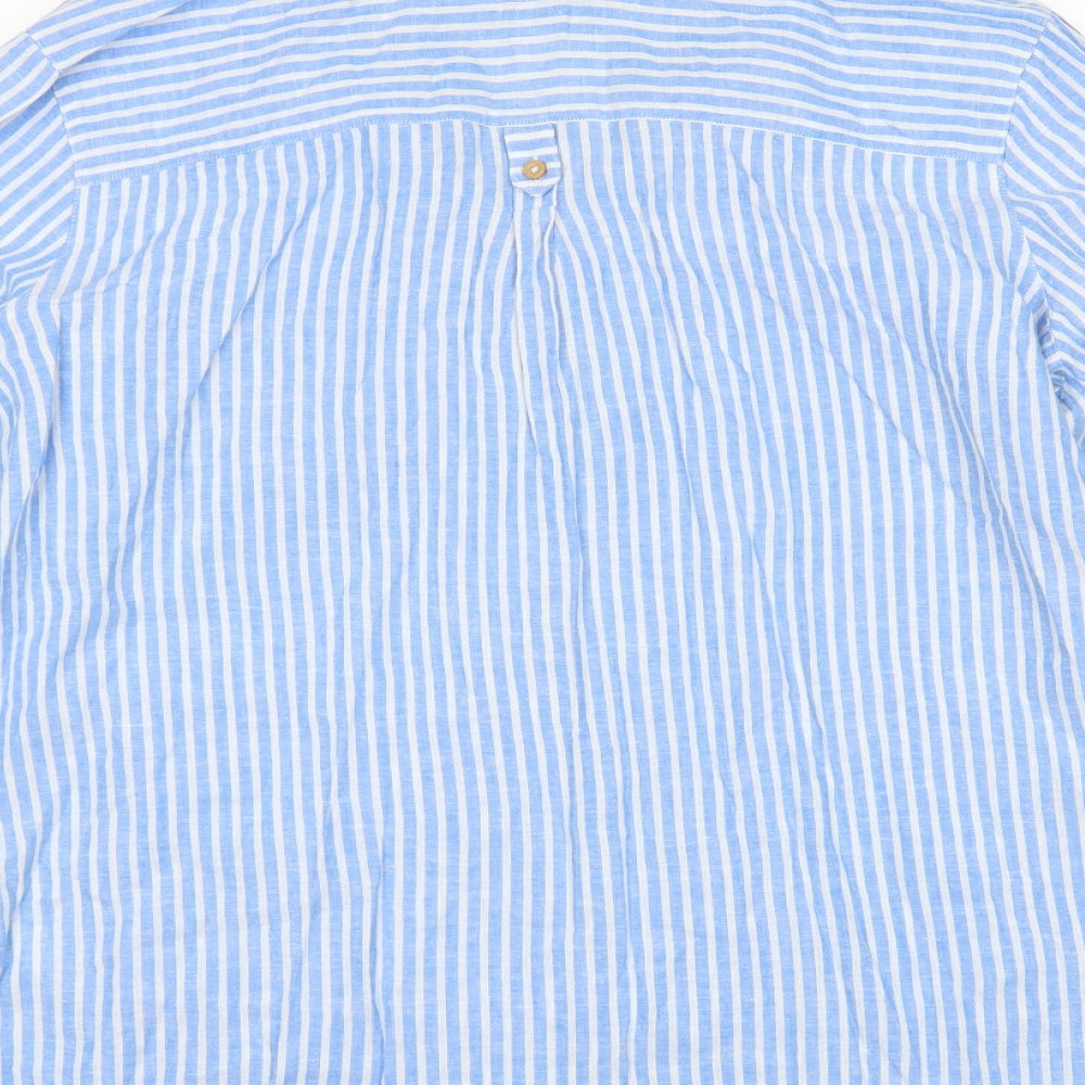 F&F Womens Multicoloured Striped  Basic Button-Up Size 20