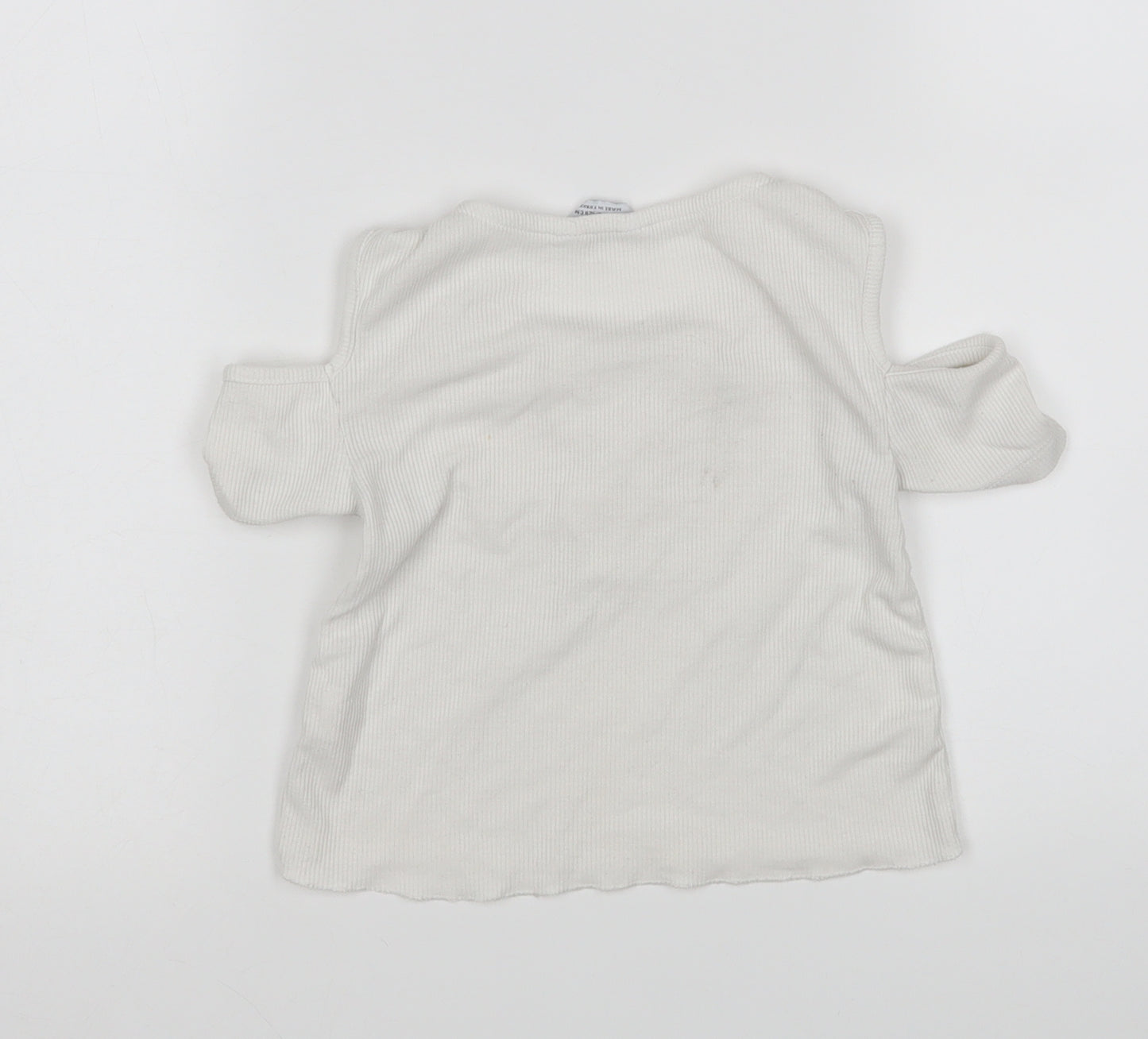 Primark Girls White   Pullover Jumper Size 7-8 Years