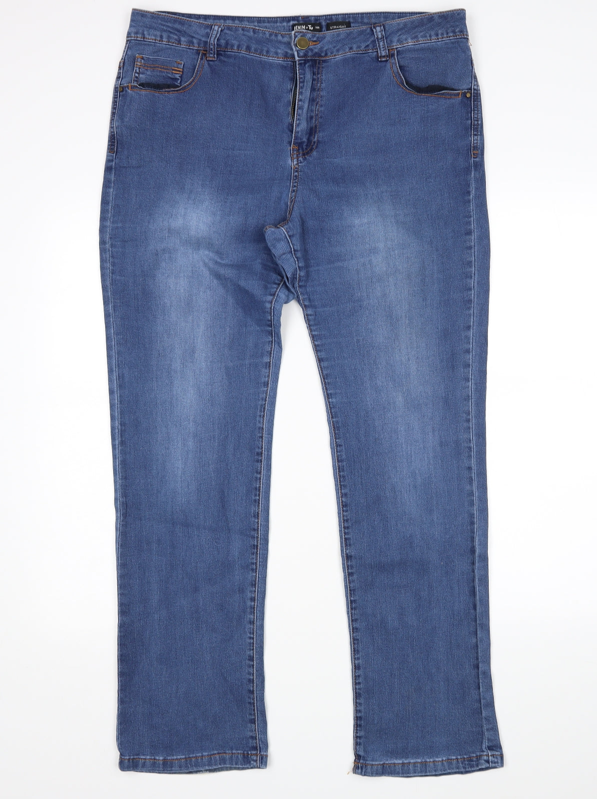 TU Womens Blue   Straight Jeans Size 16 L30 in