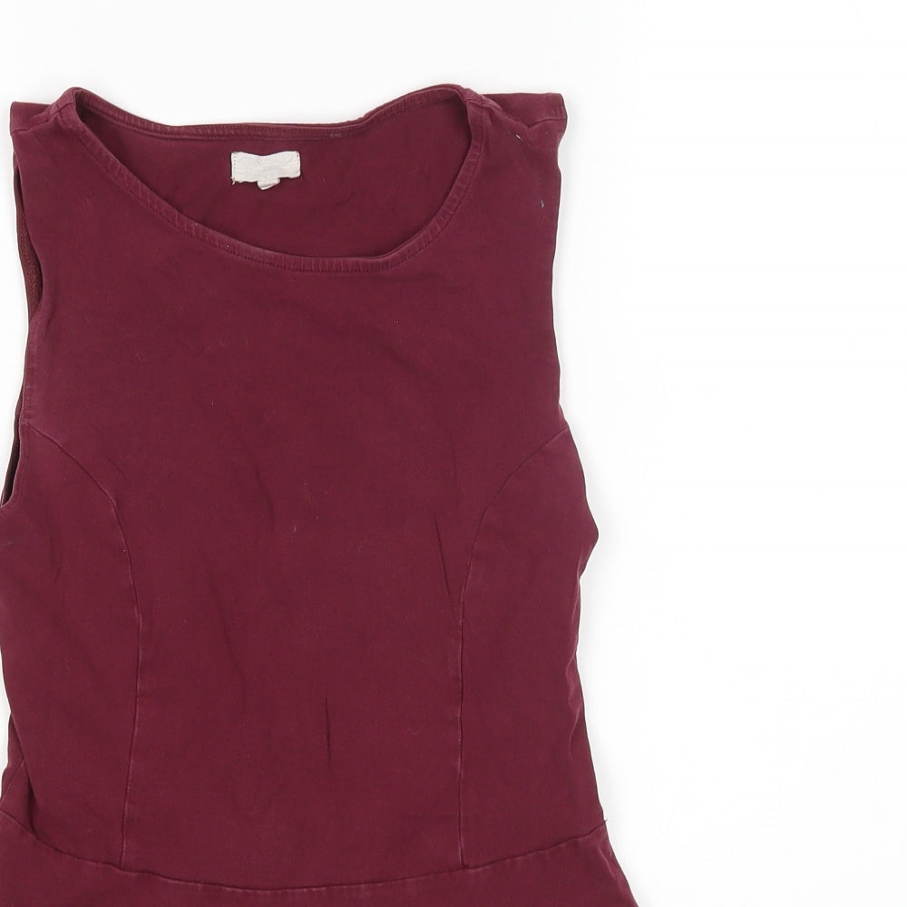 New Look Womens Purple   Basic Tank Size 10