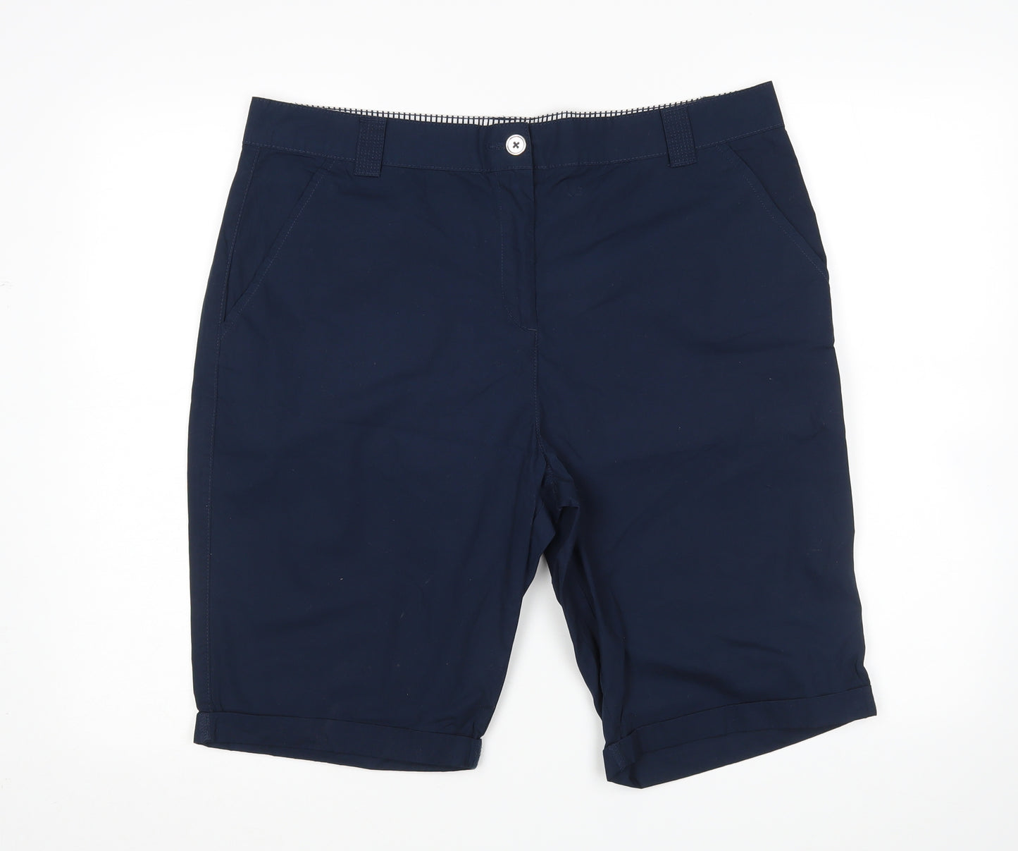 Dorothy Perkins Womens Blue   Bermuda Shorts Size 16