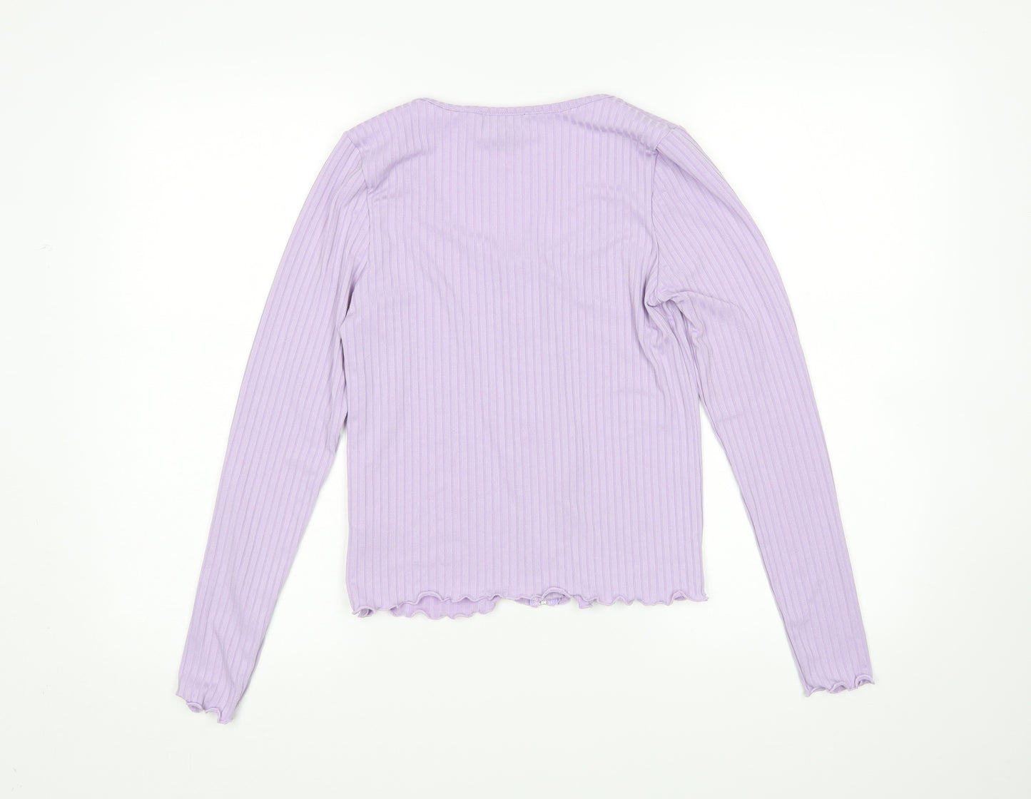 New Look Womens Purple   Full Zip Jumper Size 10