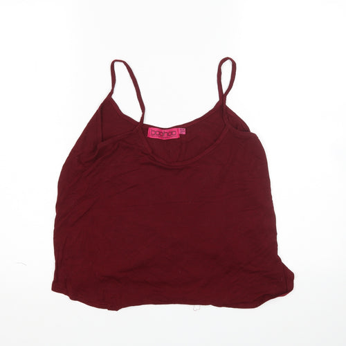 Boohoo Womens Red   Basic Tank Size 10