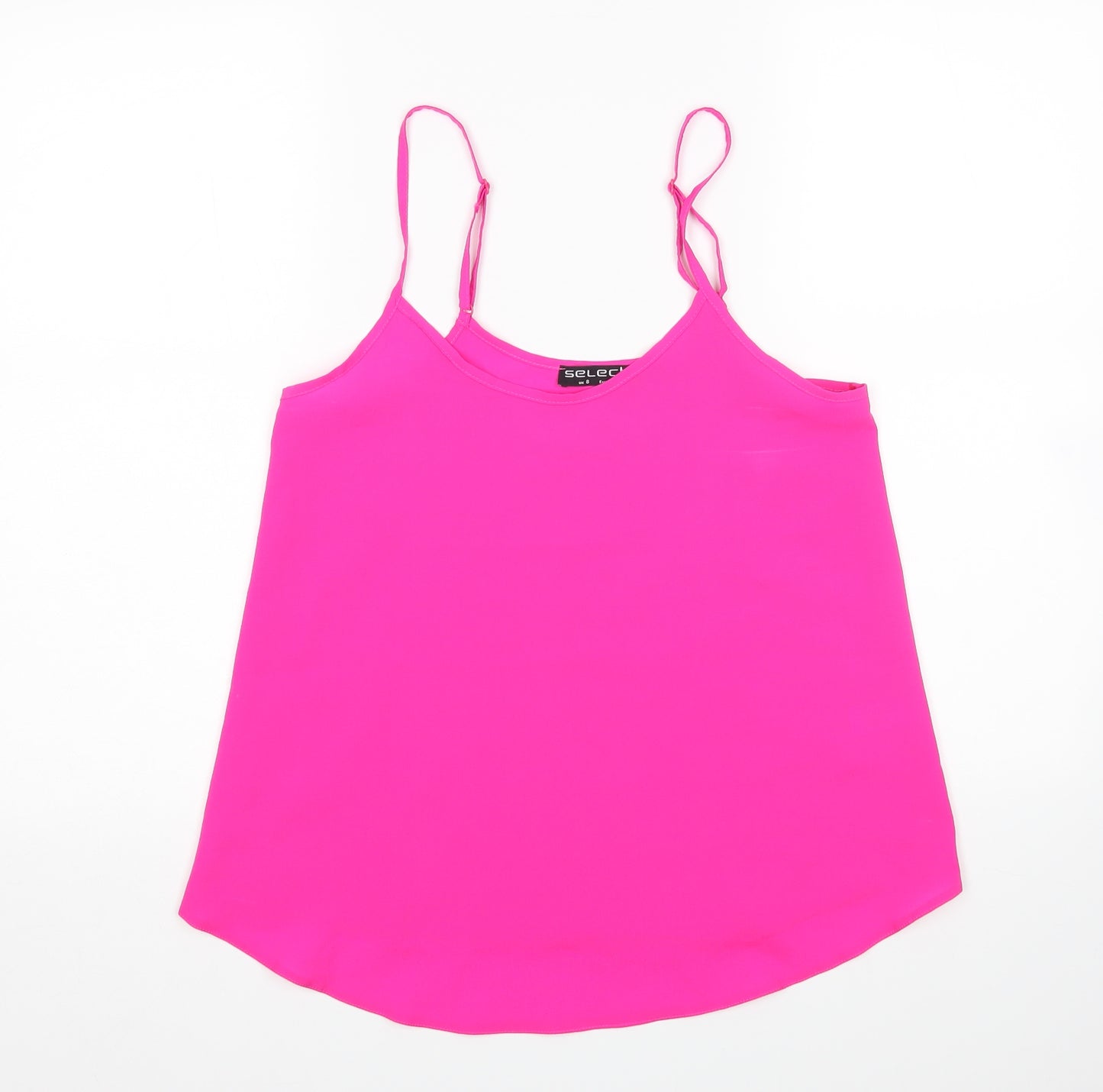 Select Womens Pink   Basic Tank Size 8