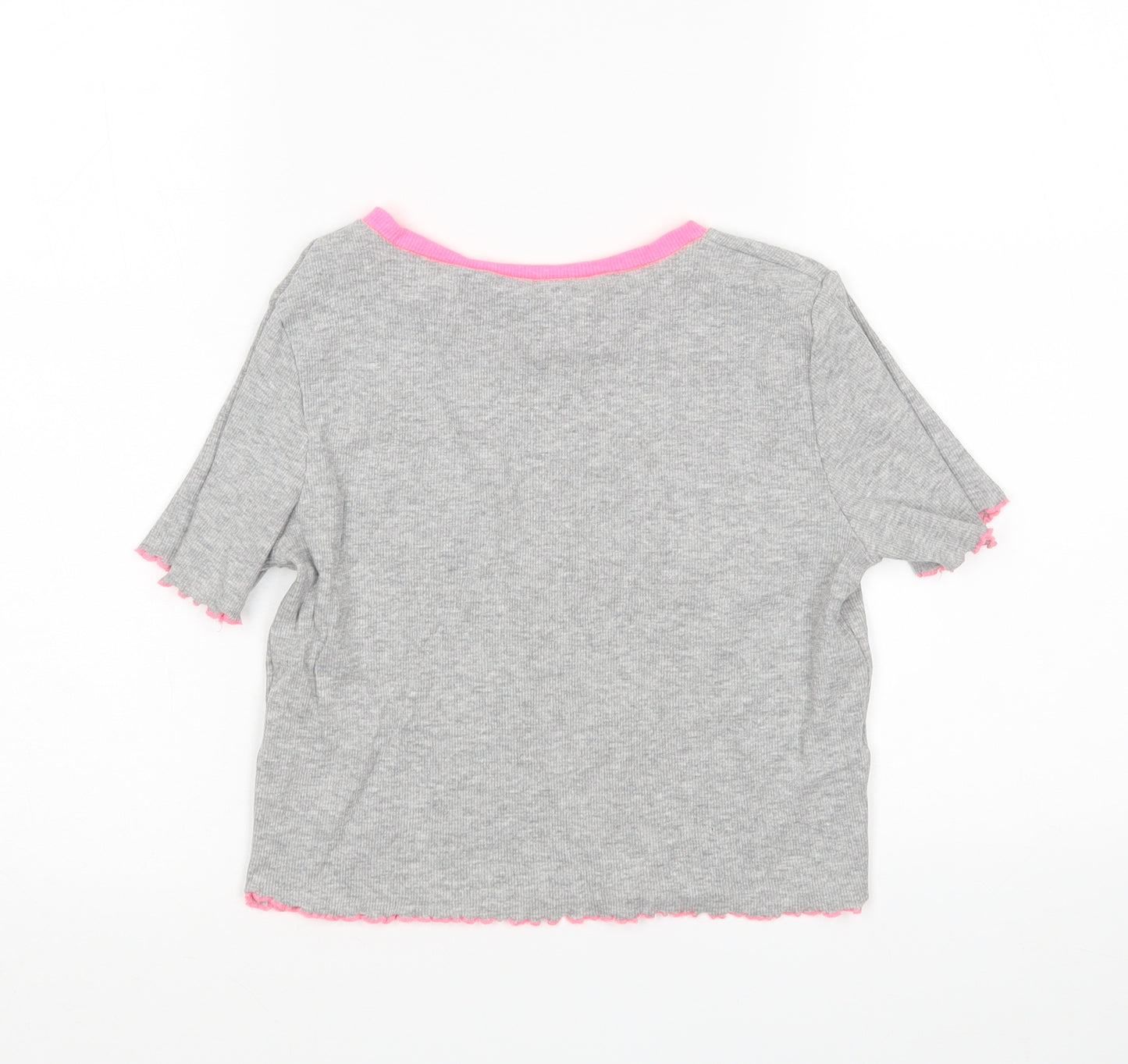 Select Womens Grey   Basic T-Shirt Size 12