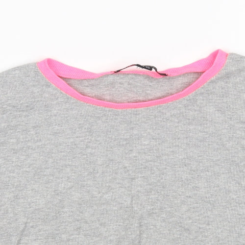 Select Womens Grey   Basic T-Shirt Size 12