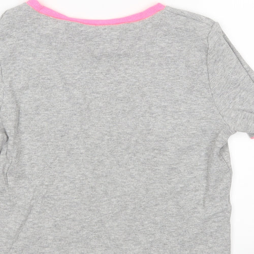 Select Womens Grey   Basic T-Shirt Size 12