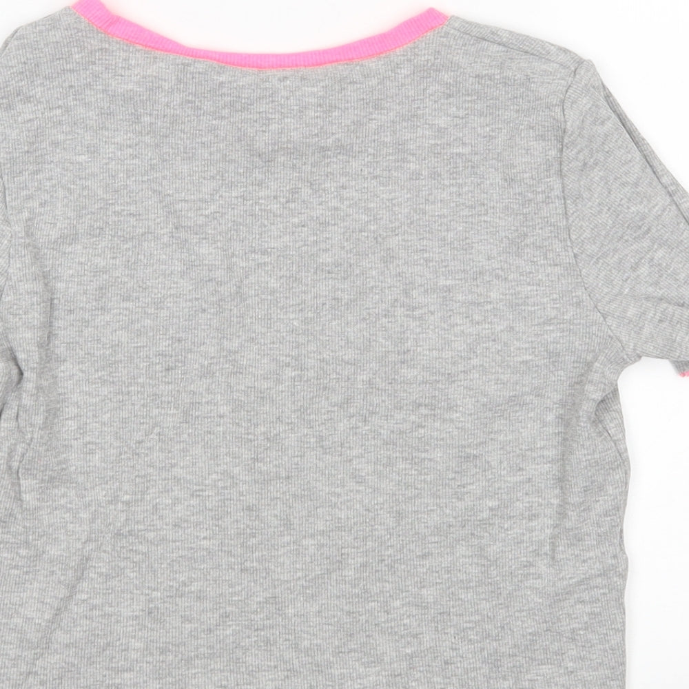 Select Womens Grey   Basic T-Shirt Size 12
