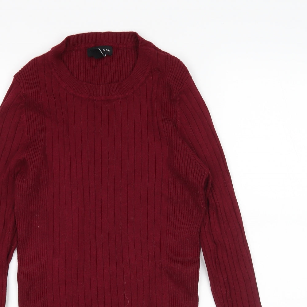 New Look Womens Purple   Pullover Jumper Size 12