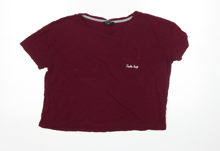 New Look Womens Purple   Top Pyjama Top Size M