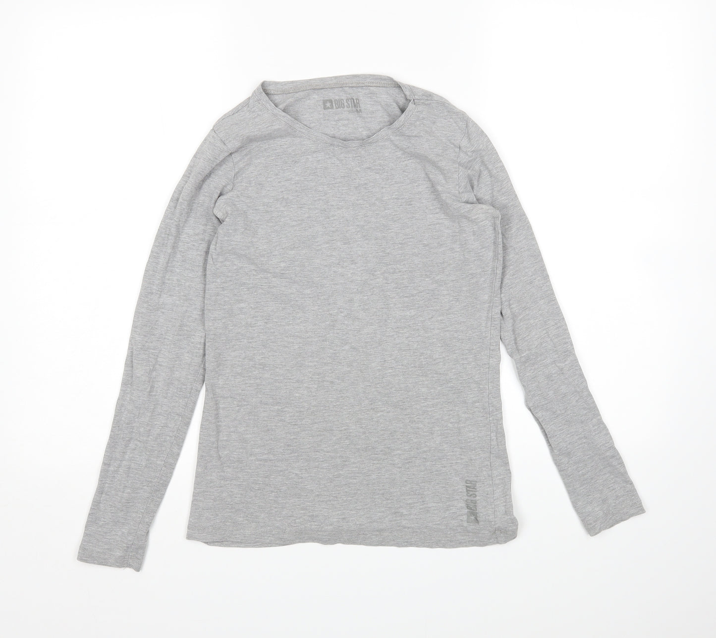 BIG STAR Womens Grey   Basic T-Shirt Size M