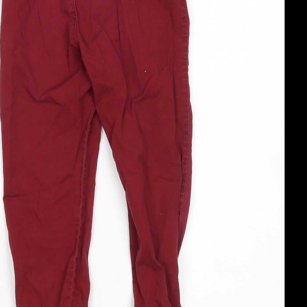 H&M Boys Red   Chino Trousers Size 5 Years