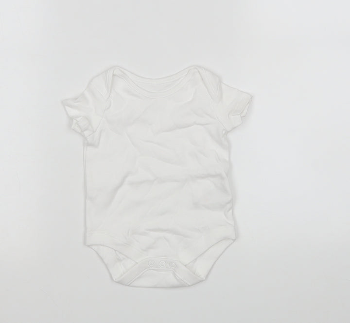F&F Baby White Leotard One-Piece Size 3-6 Months