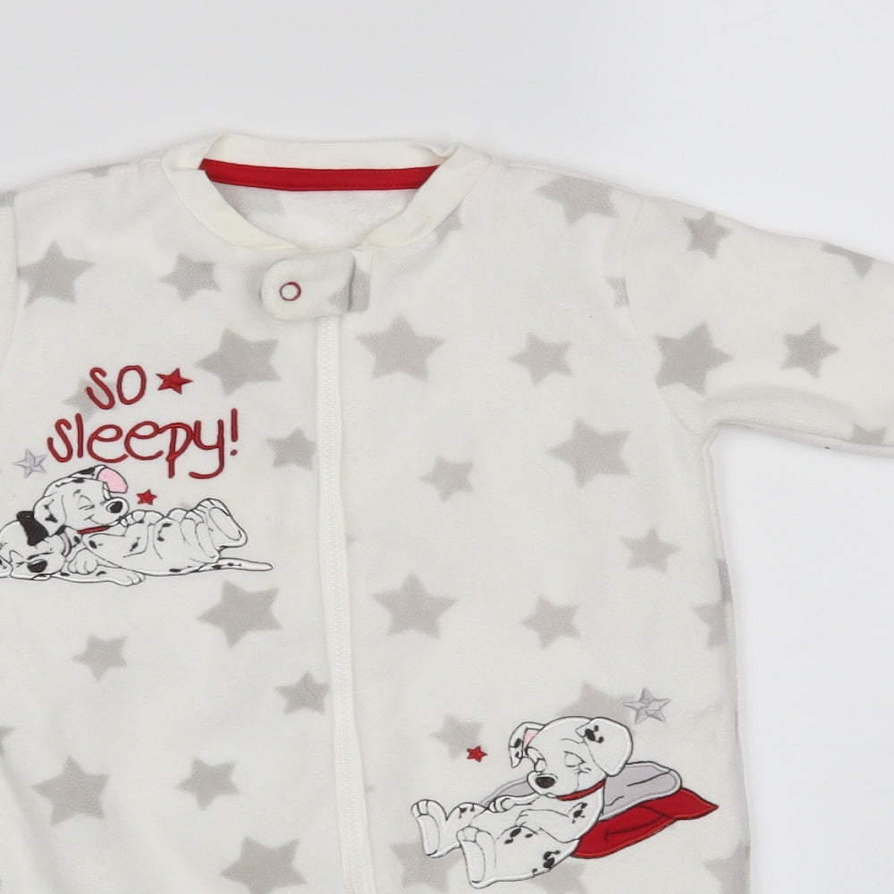George Baby White    One Piece Size 0-3 Months  - 101 Dalmatians