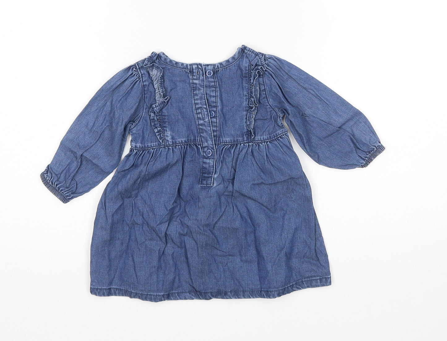 George Girls Blue   A-Line  Size 3-6 Months