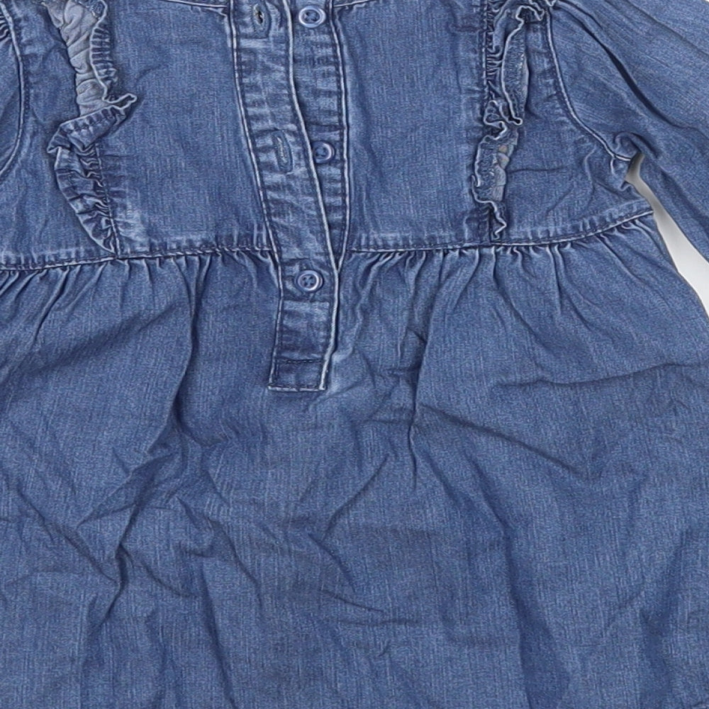 George Girls Blue   A-Line  Size 3-6 Months