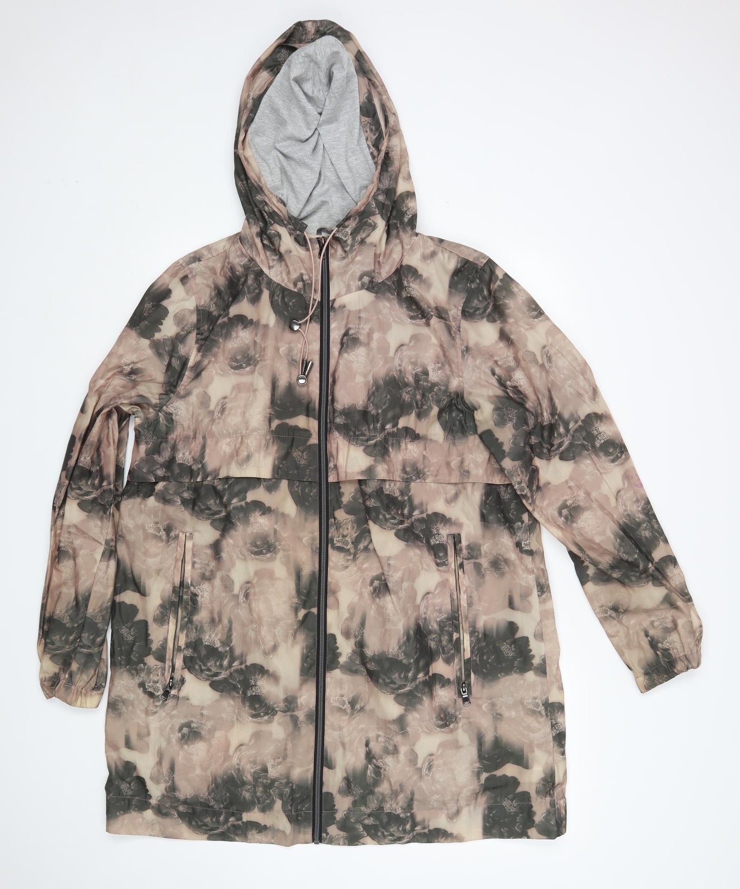 NEXT Womens Multicoloured Floral  Windbreaker Jacket Size 16
