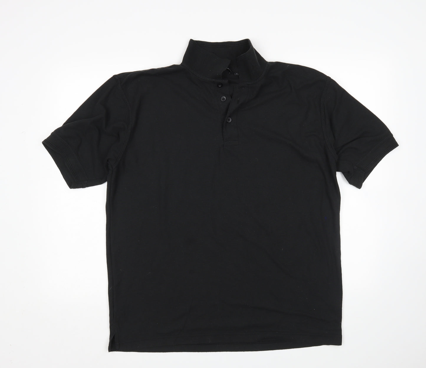 Site Mens Black    Polo Size L  - work wear