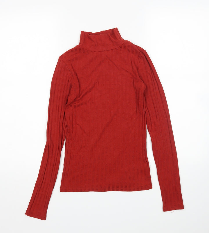 Topshop Womens Red   Pullover Jumper Size 6